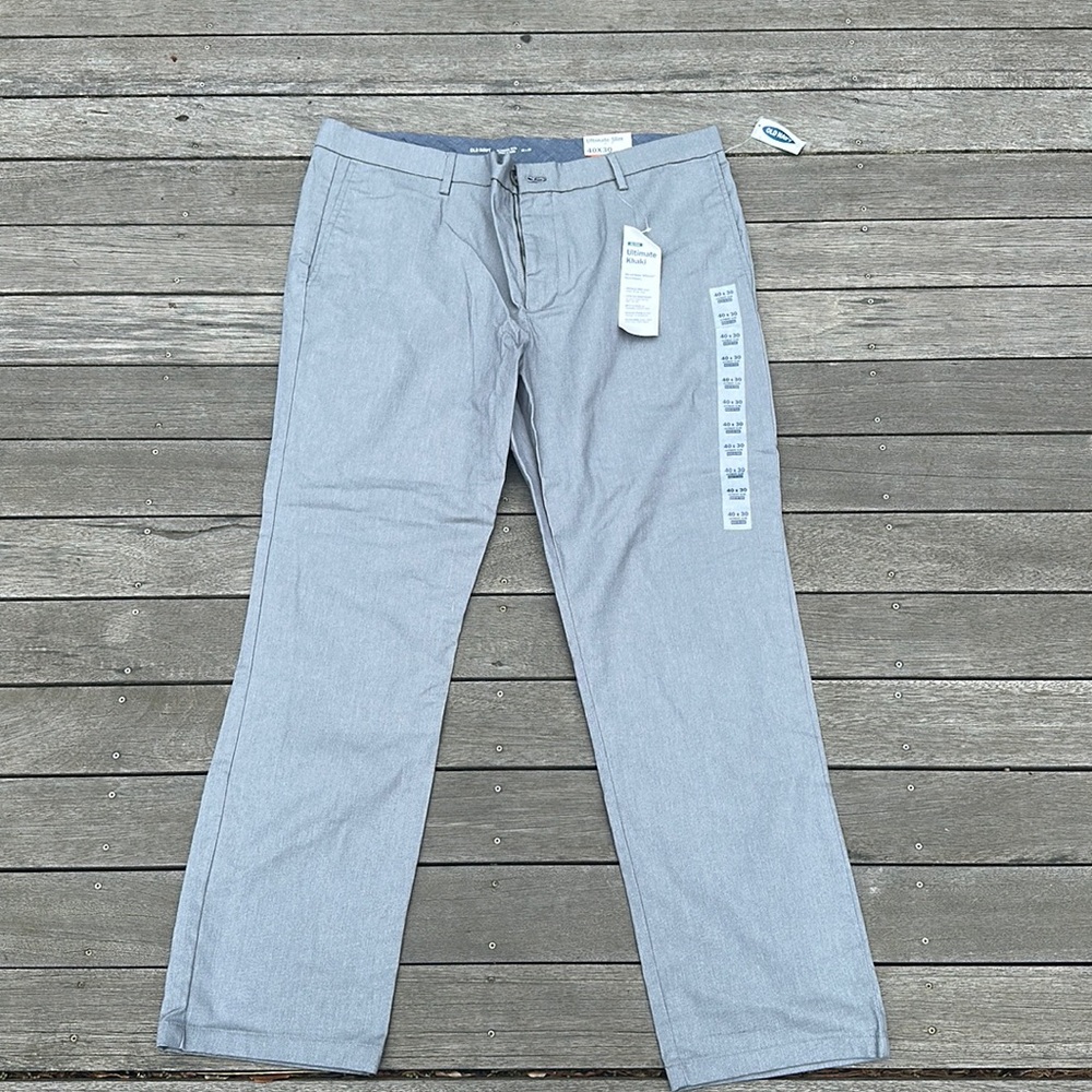 Grey ultimate slim pants